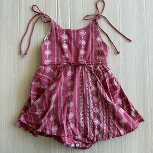 Wildling by Well Dressed Wolf Cedar Boho Dress Romper 3T